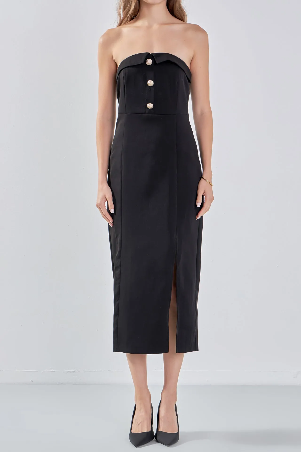 Strapless Midi Dress sold by Endless Rose product image thumbnail 2