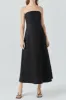 Whitney Linen Strapless Dress sold by Endless Rose
