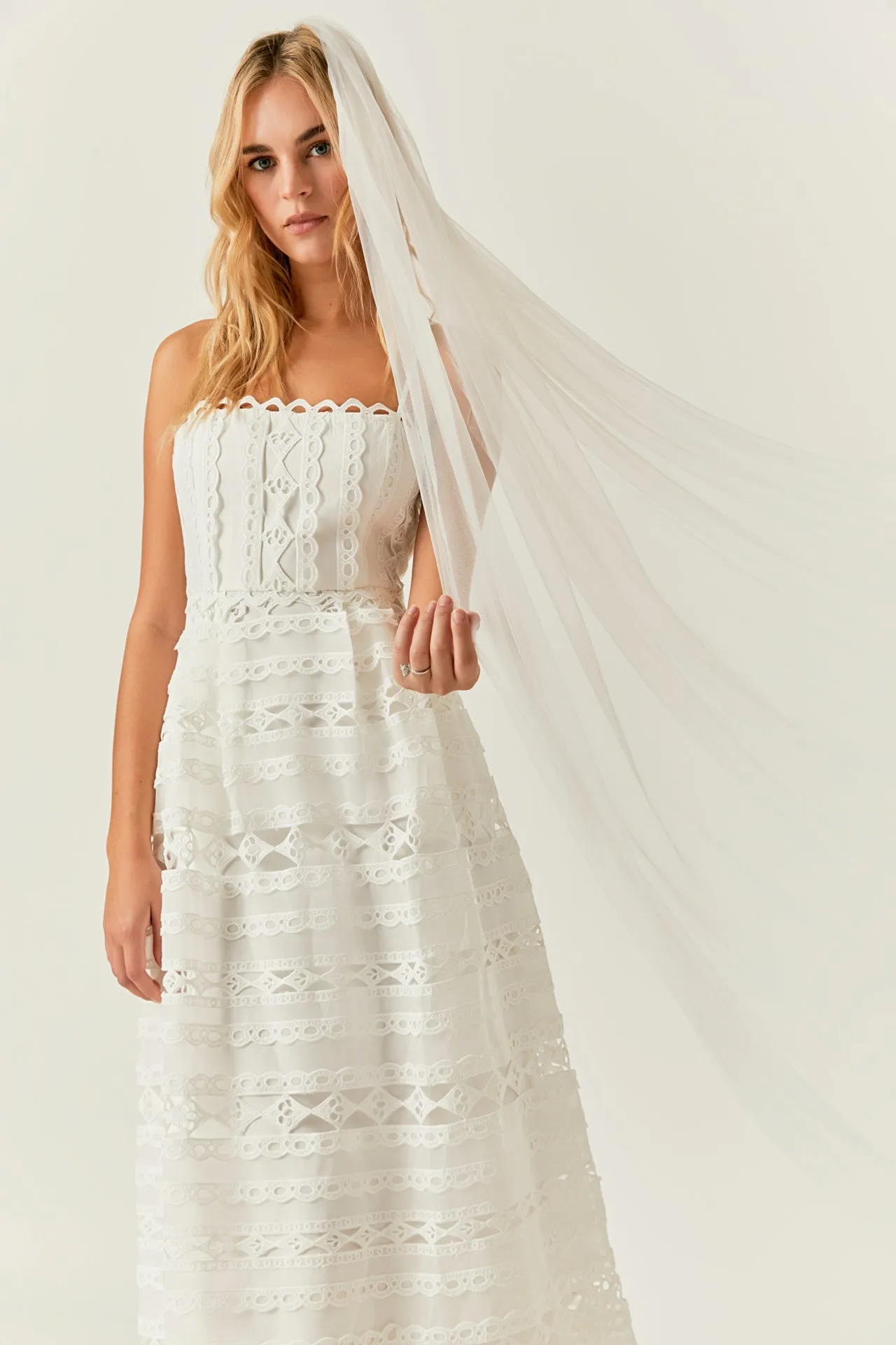 Combination Lace Maxi Dress sold by Endless Rose product image thumbnail 5