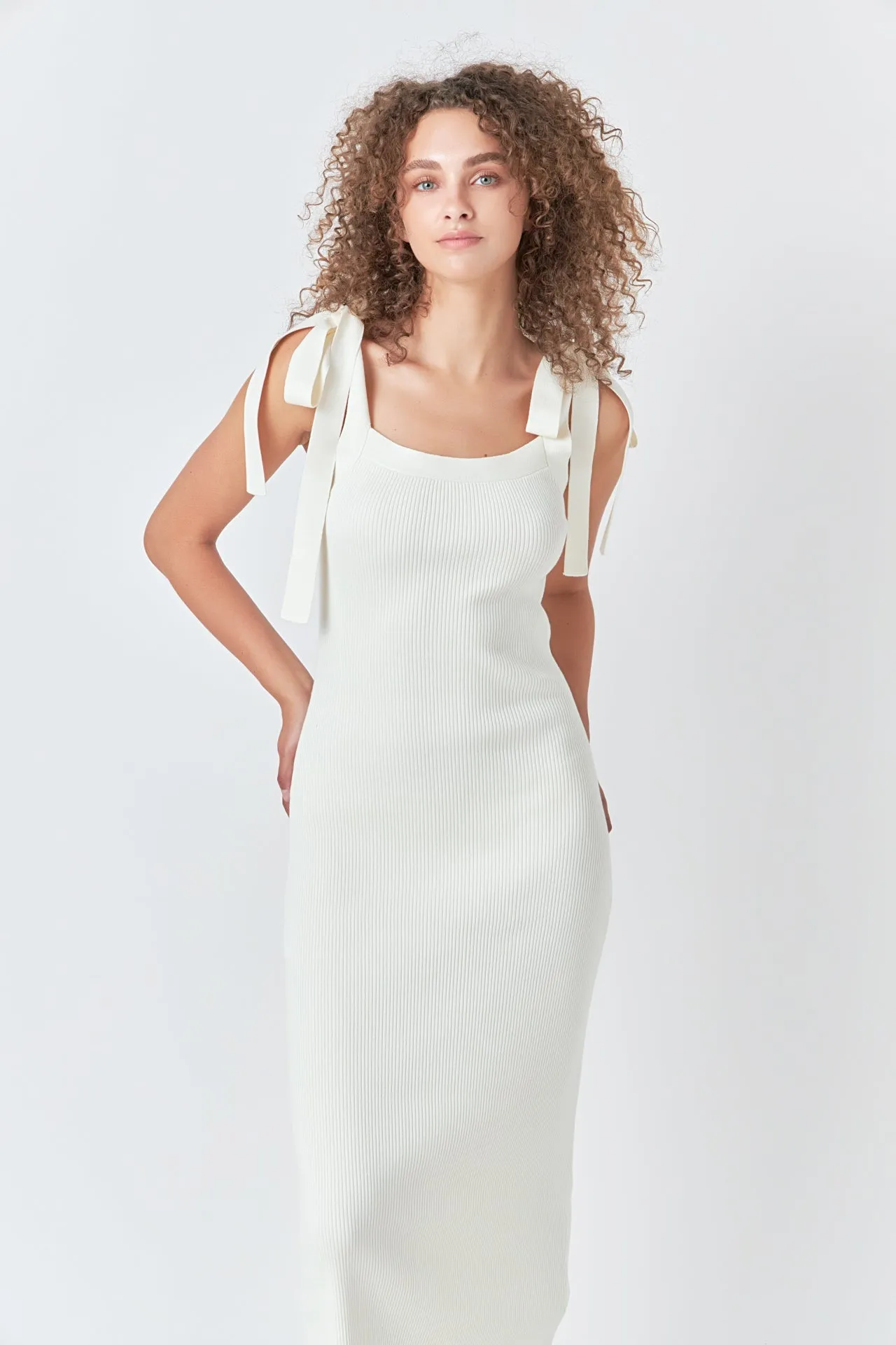 Solid Knit Midi Dress sold by Endless Rose product image thumbnail 5