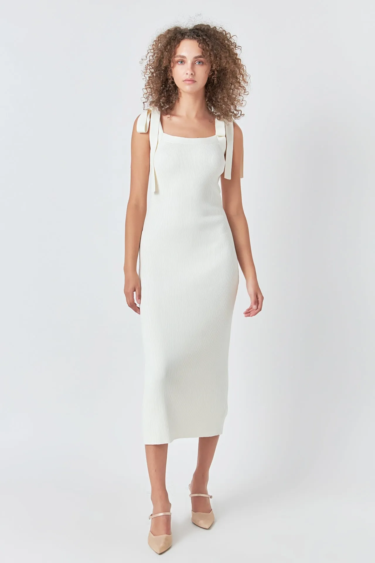 Solid Knit Midi Dress sold by Endless Rose