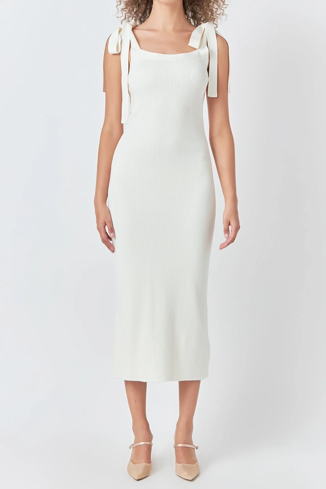 Solid Knit Midi Dress sold by Endless Rose product image thumbnail 2