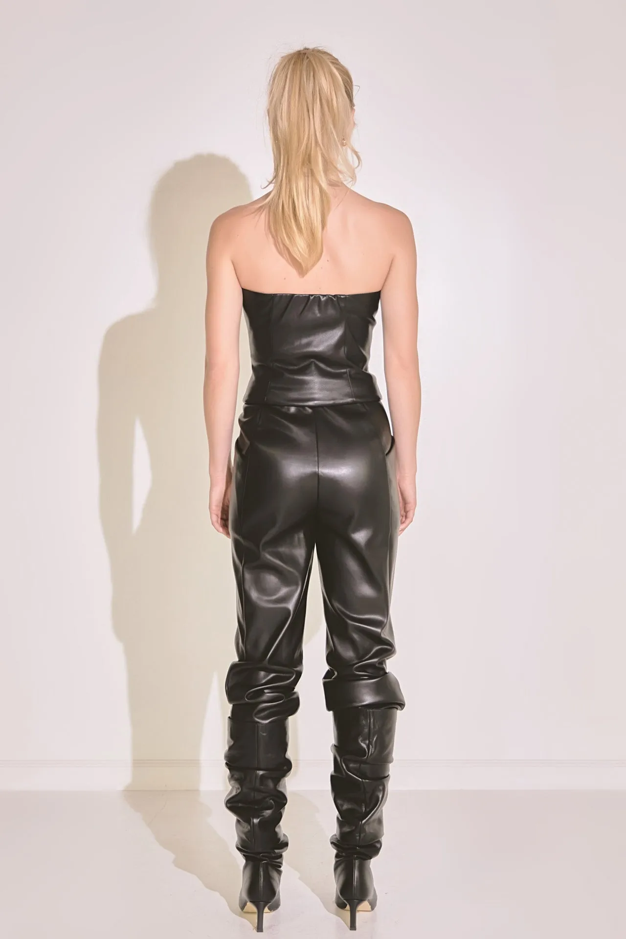 Faux Leather Strapless Top sold by Endless Rose product image thumbnail 4