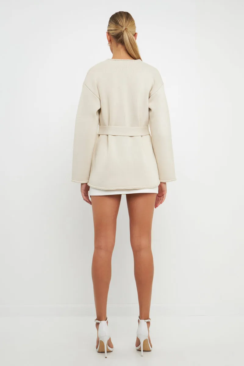 Belted Cardigan sold by Endless Rose product image thumbnail 4