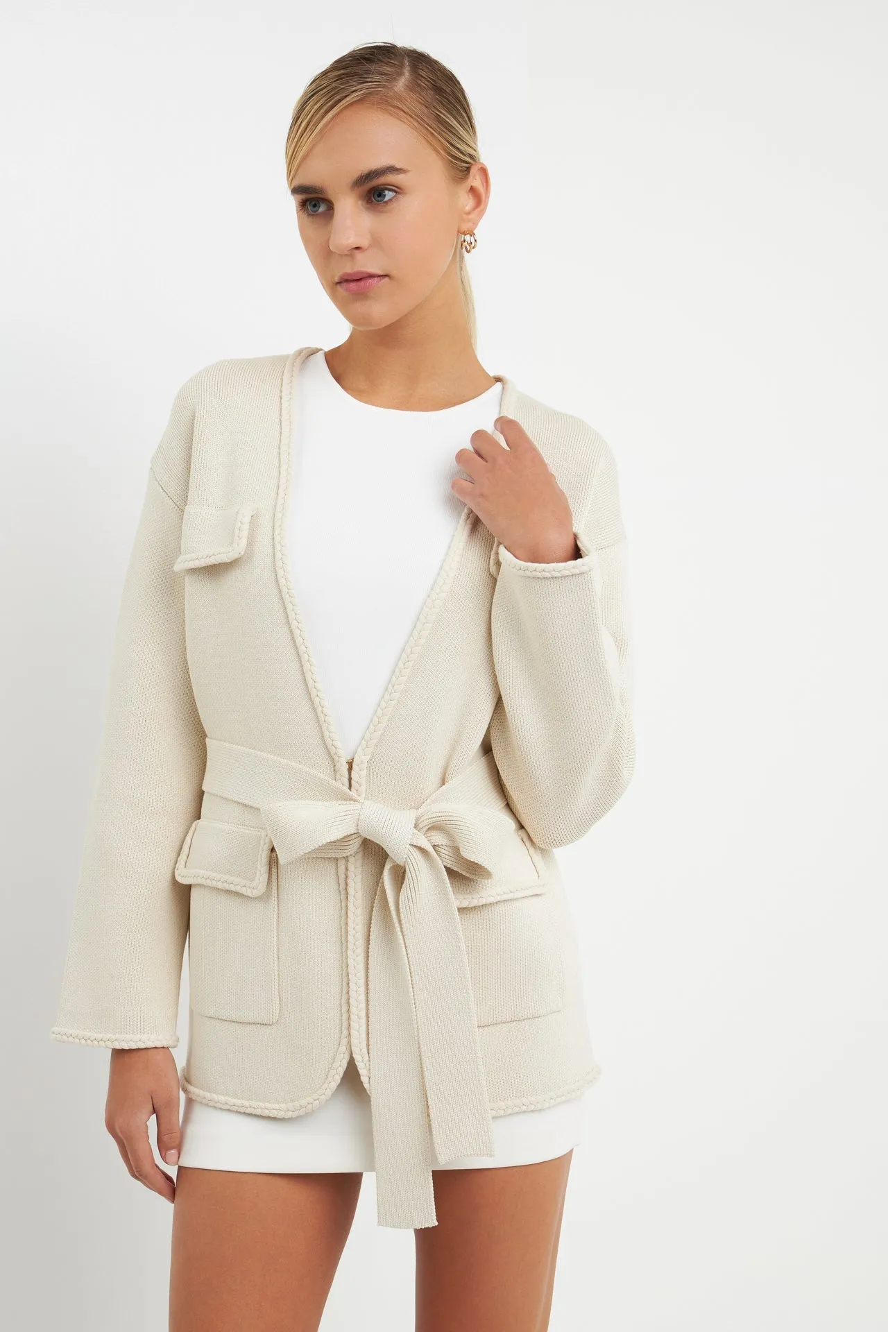 Belted Cardigan sold by Endless Rose product image thumbnail 5