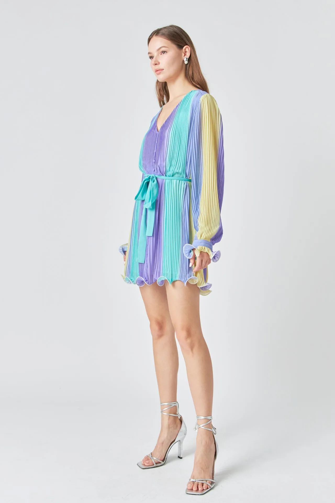 Pleated Mini Dress sold by Endless Rose product image thumbnail 3