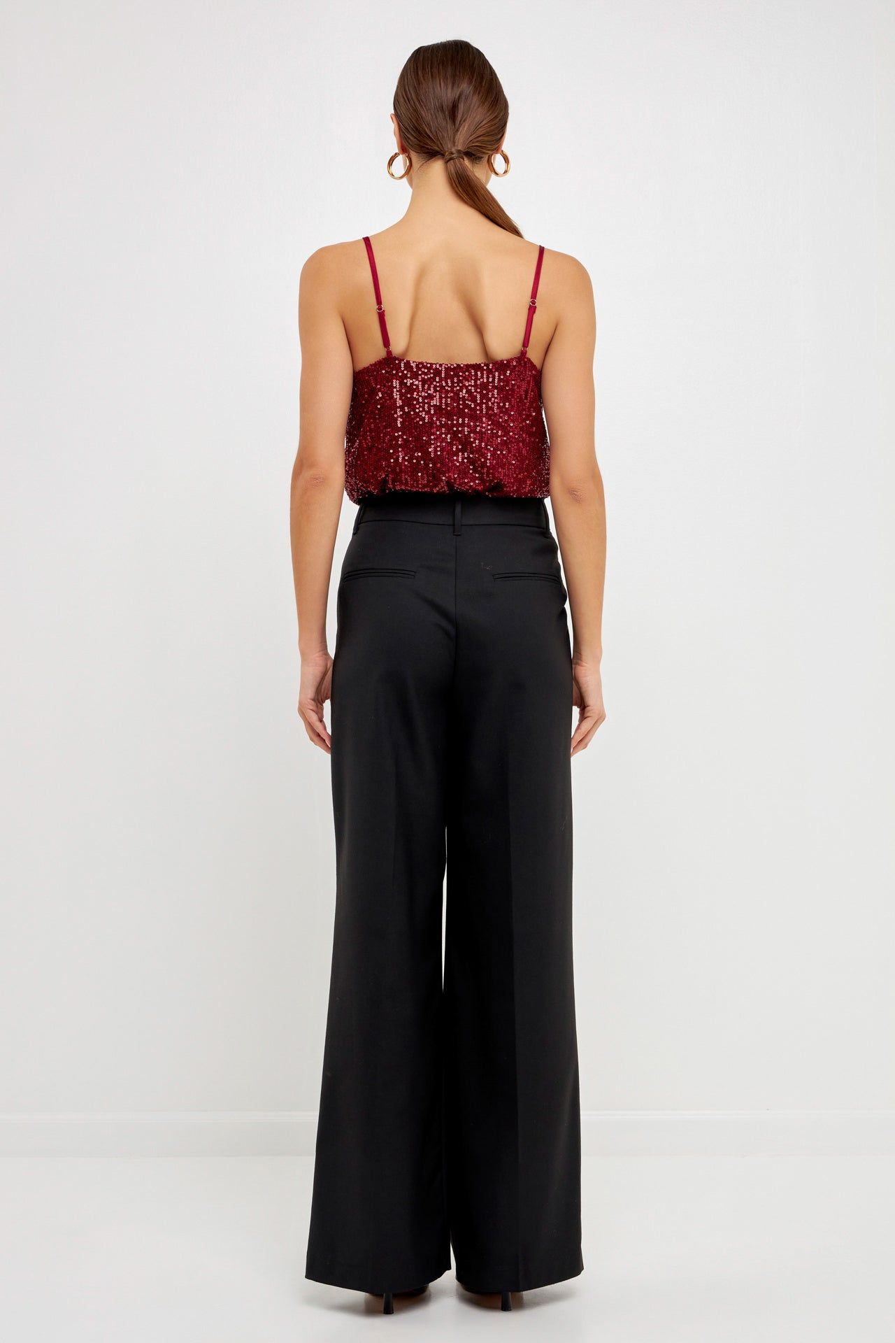 SALE OF Sequins Cowl Neck Top sold by Endless Rose product image thumbnail 4