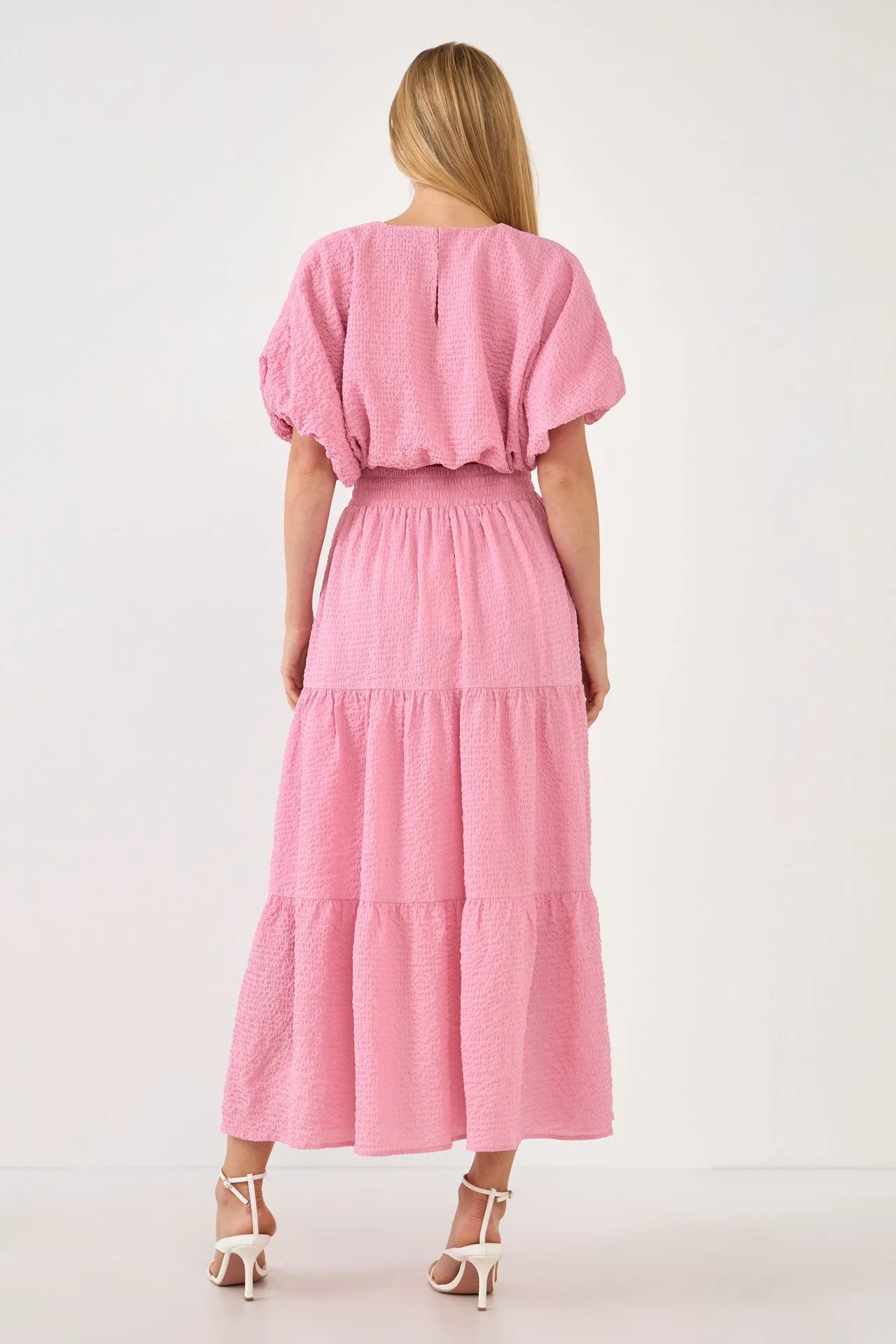 Voluminous Textured Cropped Top sold by Endless Rose product image thumbnail 4