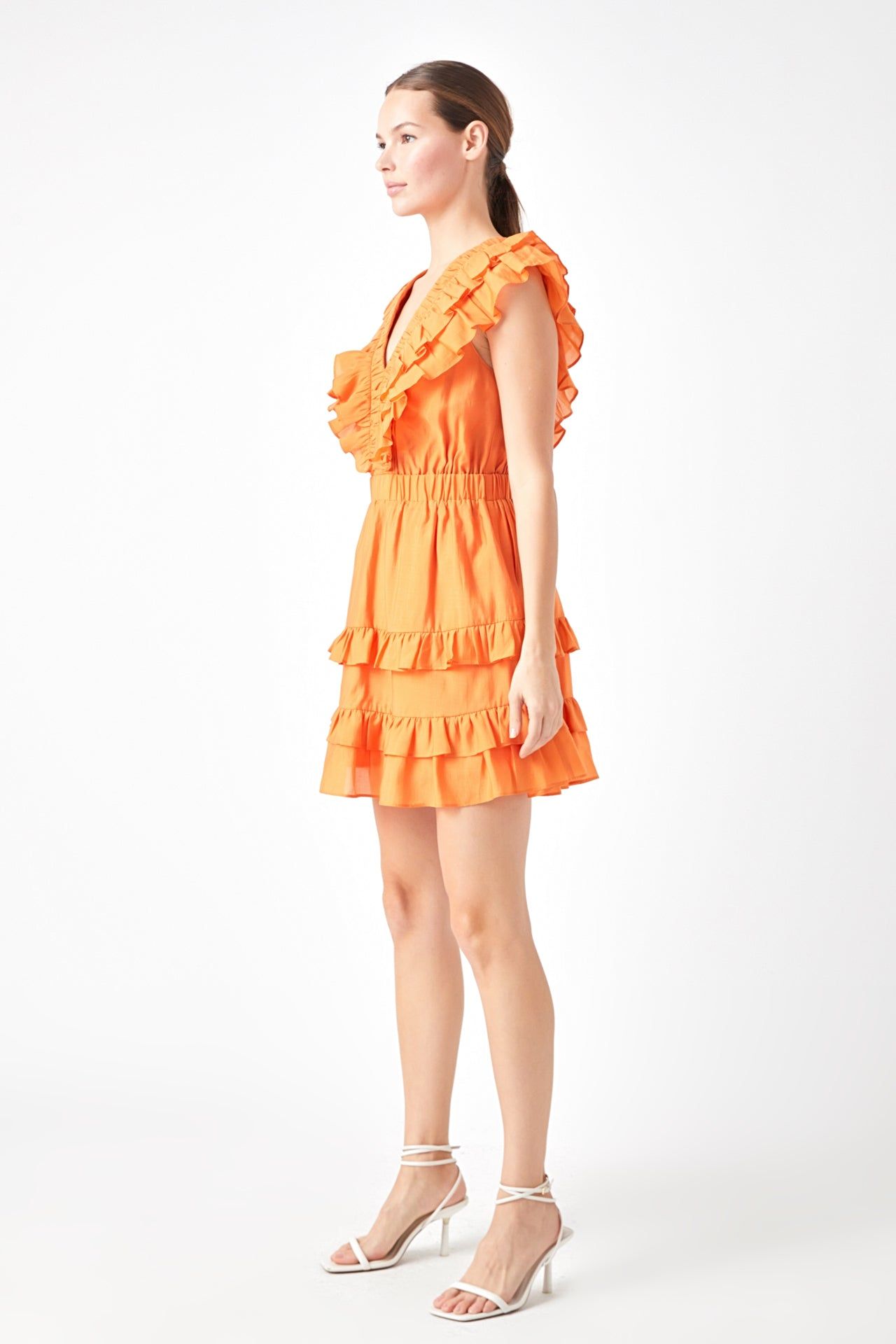 Ruffle Detail Mini Dress sold by Endless Rose product image thumbnail 3