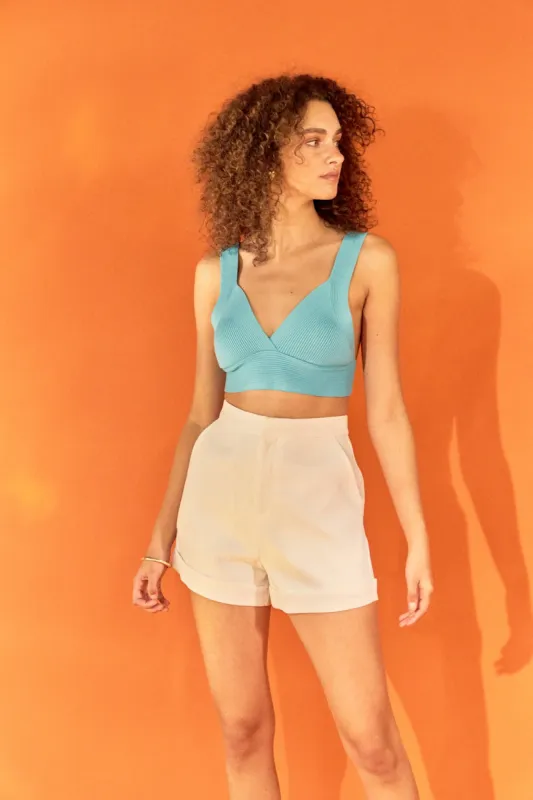 Back Tie Elevated Knit Bralette sold by Endless Rose