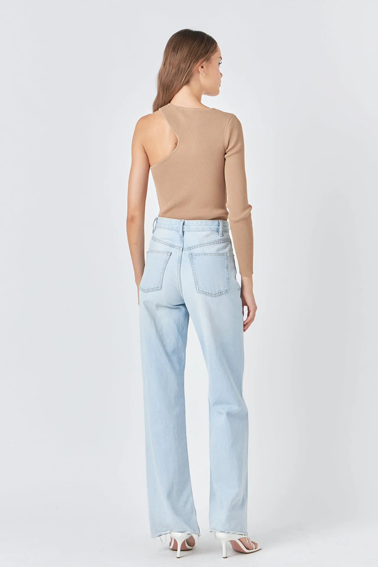 Cut Out One Shoulder Knit Top sold by Endless Rose product image thumbnail 4