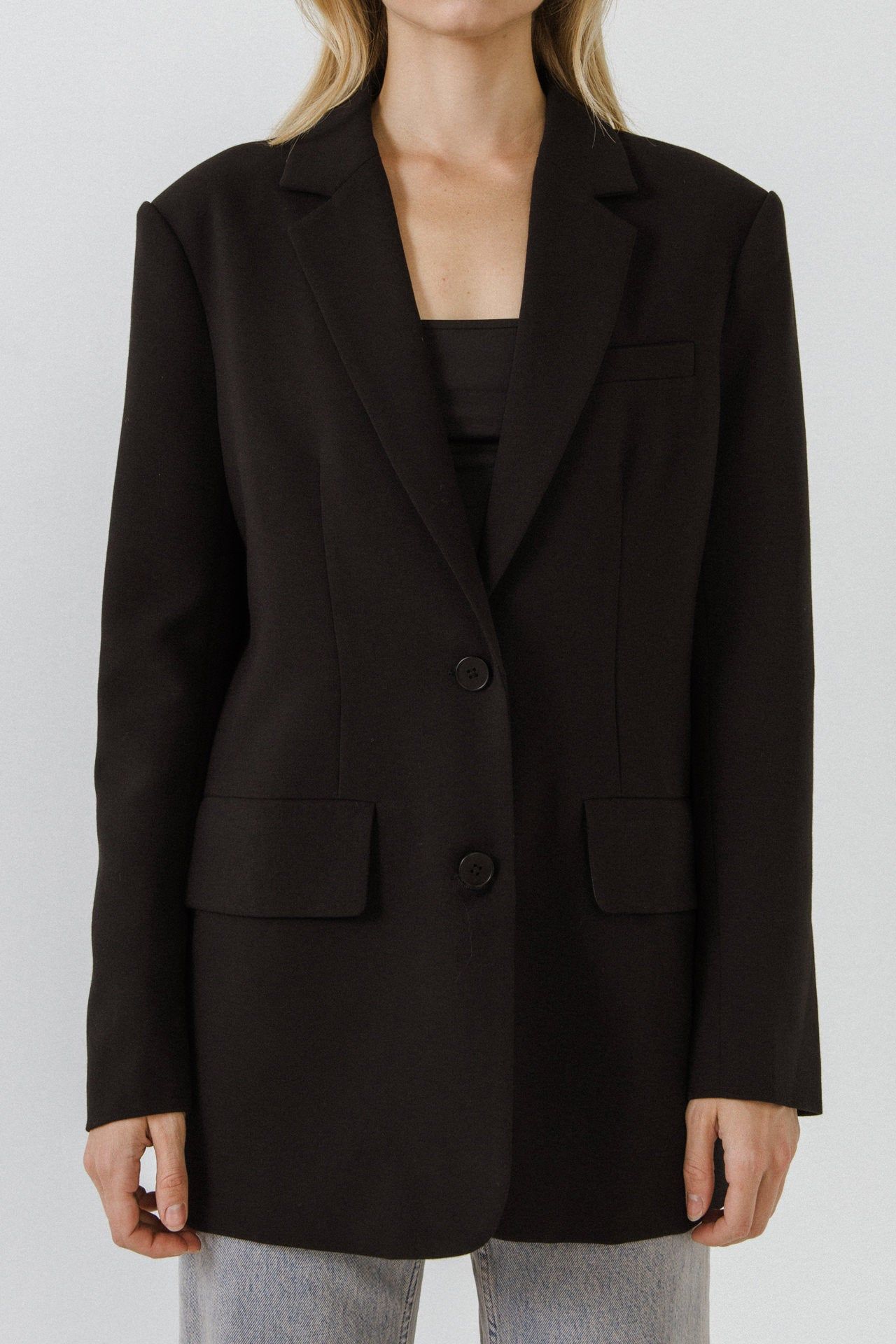 Oversized Double Button Blazer sold by Endless Rose product image thumbnail 2