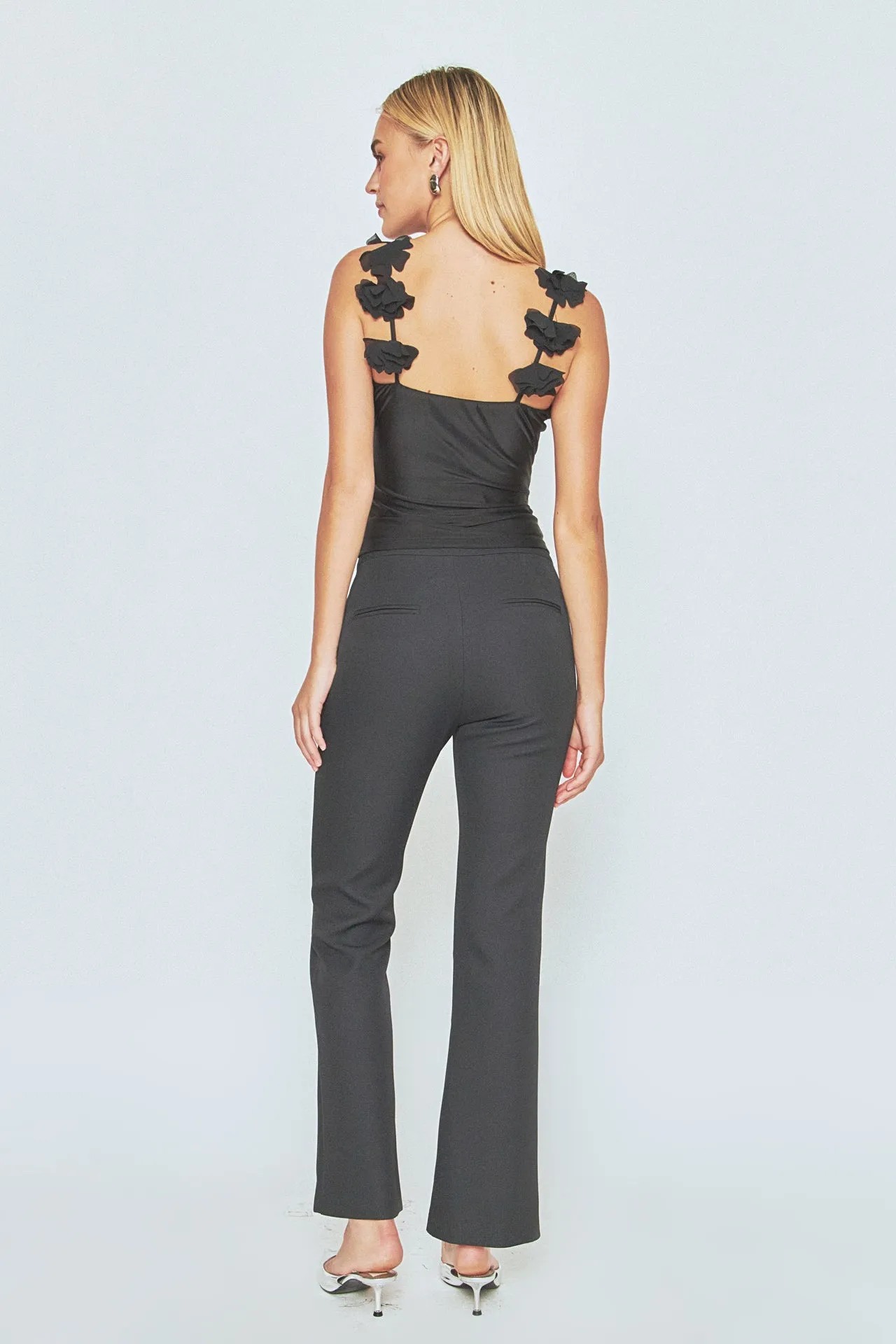 Rosette Shoulder Fitted Top sold by Endless Rose product image thumbnail 5