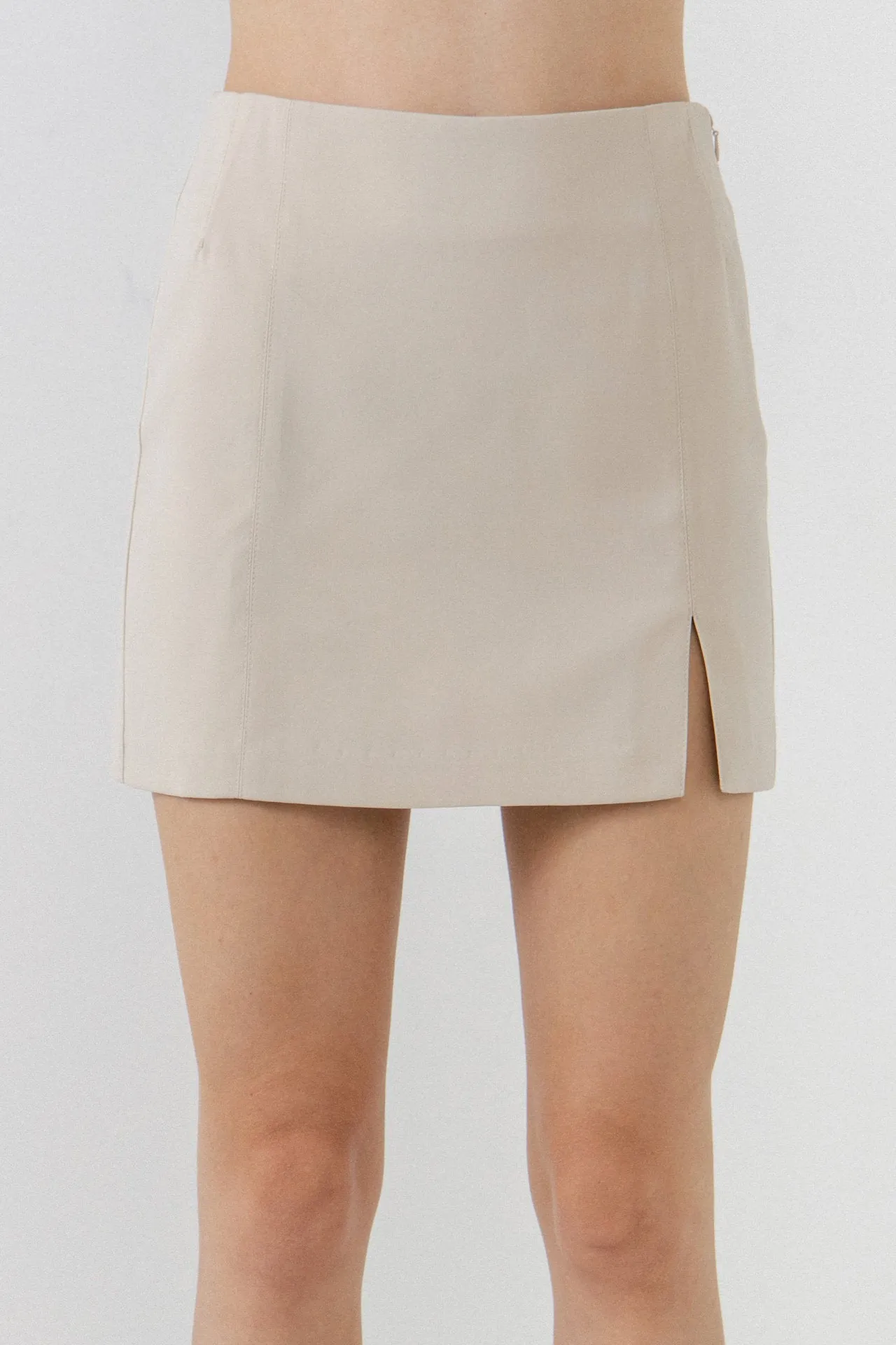 Slit Detail Mini Skirt sold by Endless Rose product image thumbnail 2