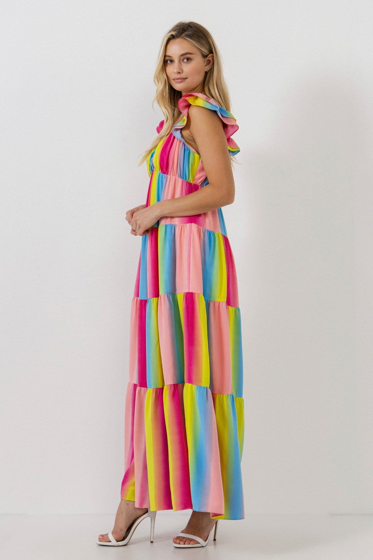 Ombre Stripe Maxi Dress sold by Endless Rose product image thumbnail 2