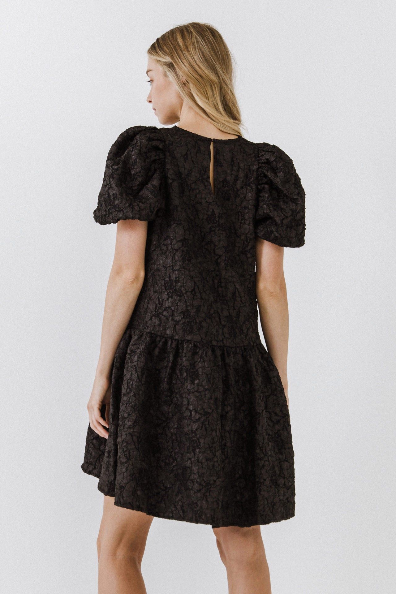 Puff Sleeve Drop Waist Dress sold by Endless Rose product image thumbnail 4