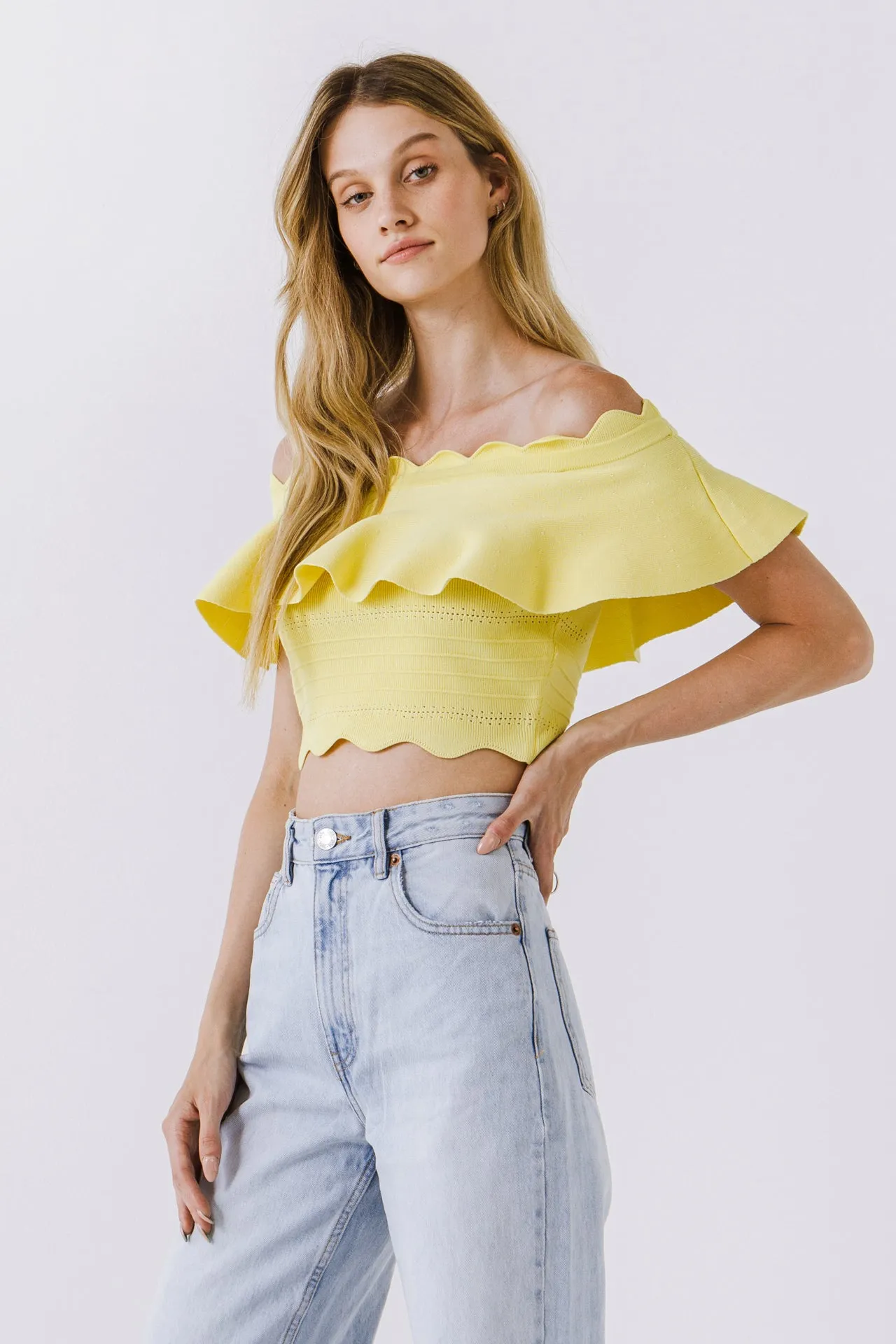 WOMEN KNIT BLOUSE sold by Endless Rose product image thumbnail 3