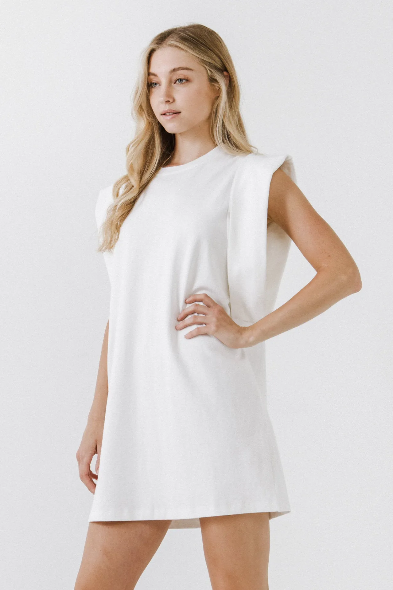 Folded Detail Mini Dress sold by Endless Rose product image thumbnail 3