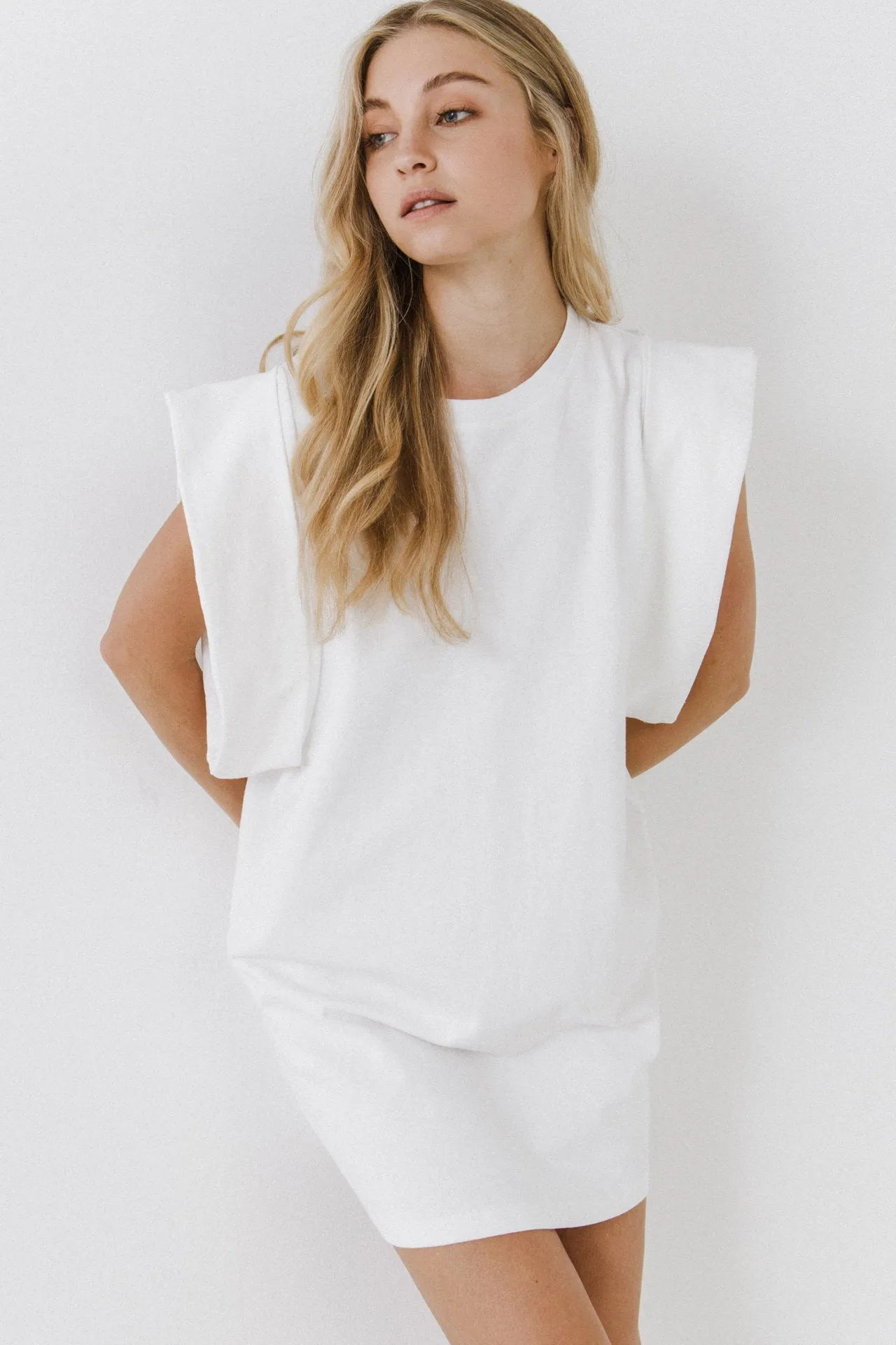Folded Detail Mini Dress sold by Endless Rose product image thumbnail 5