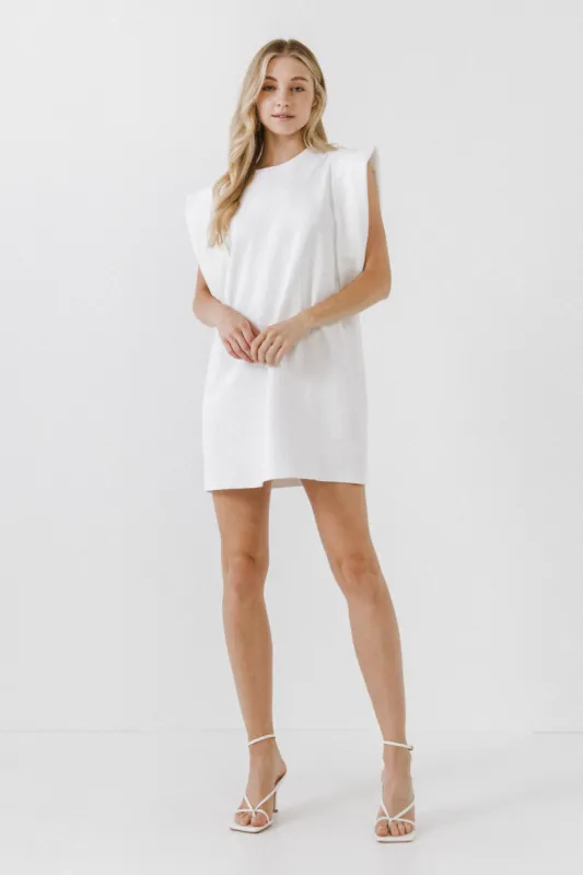 Folded Detail Mini Dress sold by Endless Rose