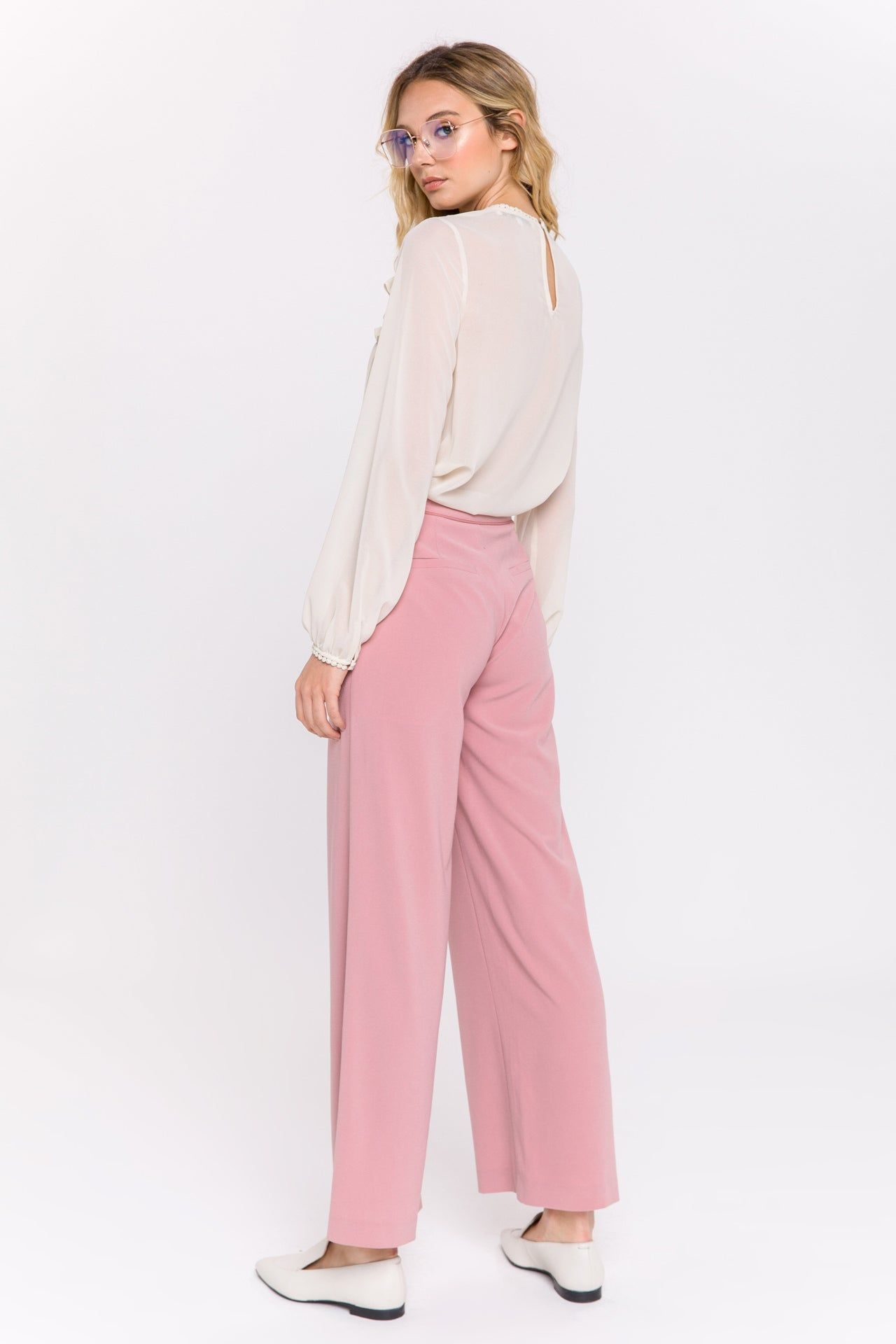 Lace Detail Pleated Blouse sold by Endless Rose product image thumbnail 4