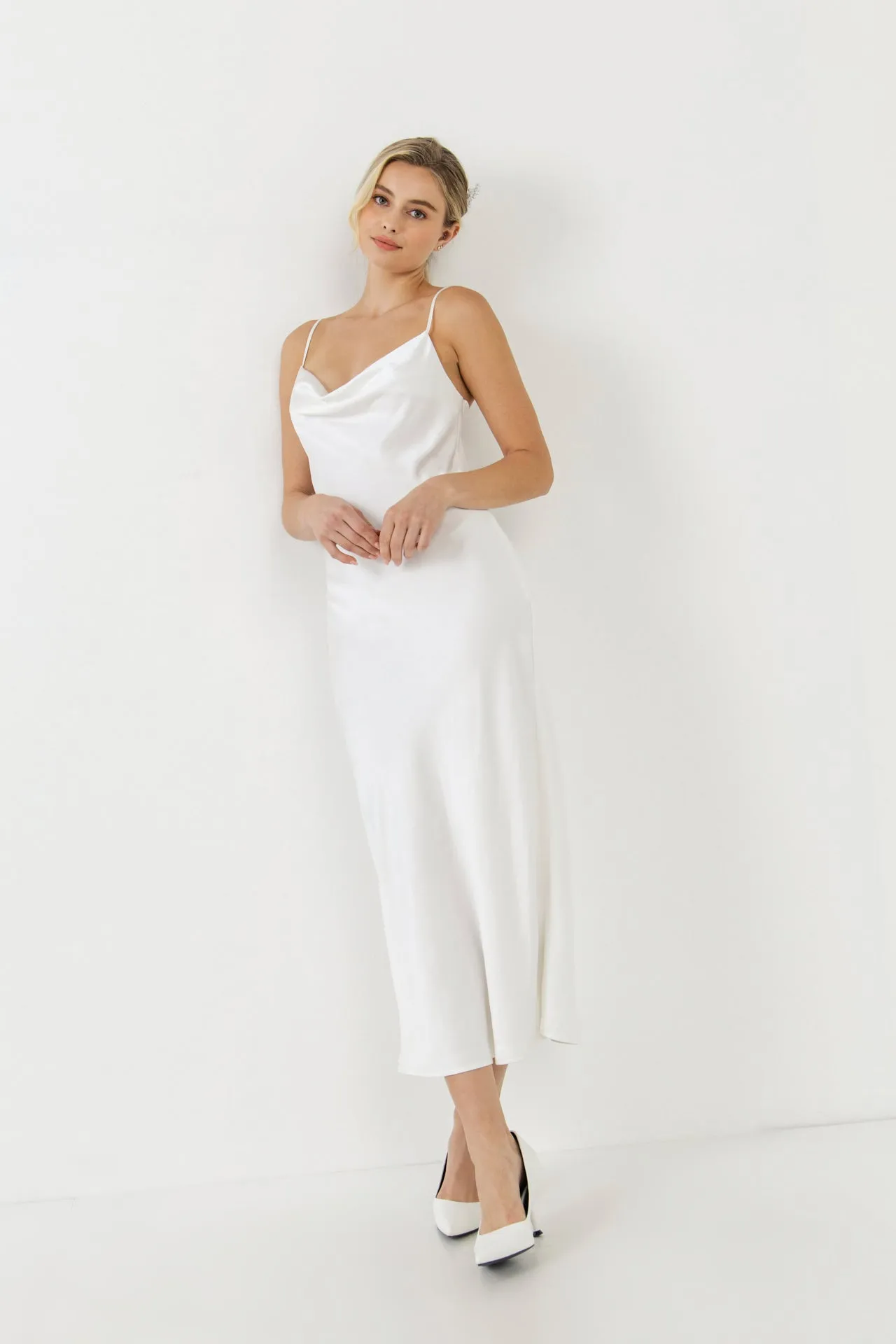 Satin Midi Dress sold by Endless Rose product image thumbnail 5