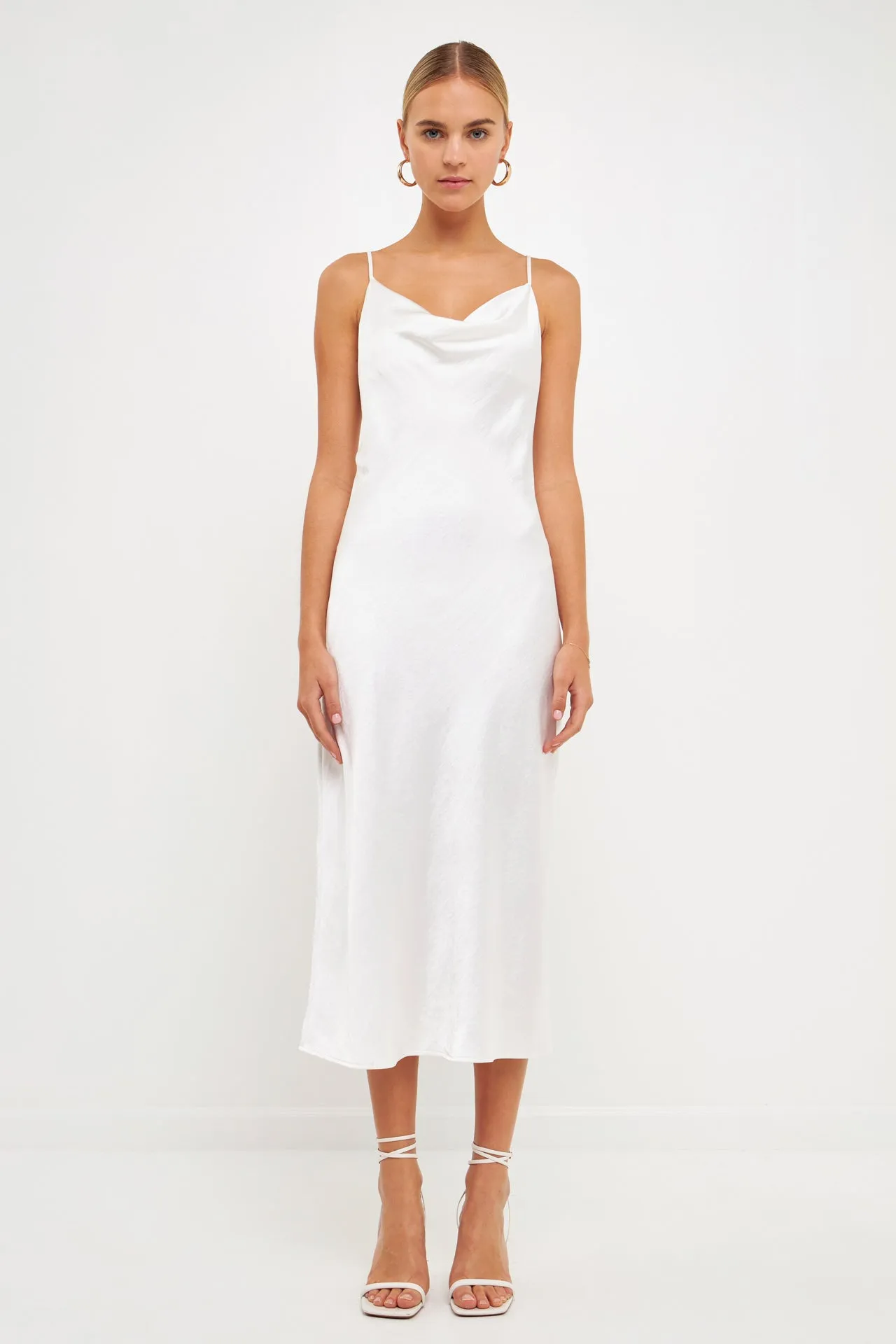 Satin Midi Dress sold by Endless Rose