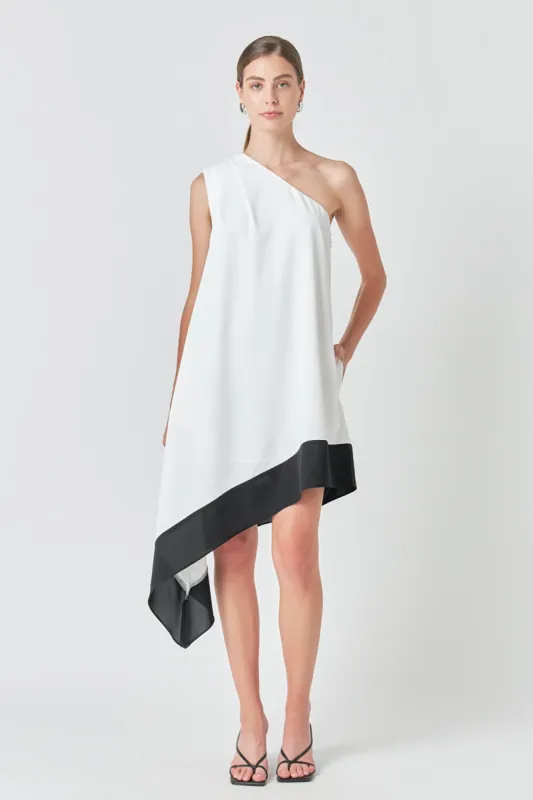 One Shoulder Colorblock Dress sold by Endless Rose