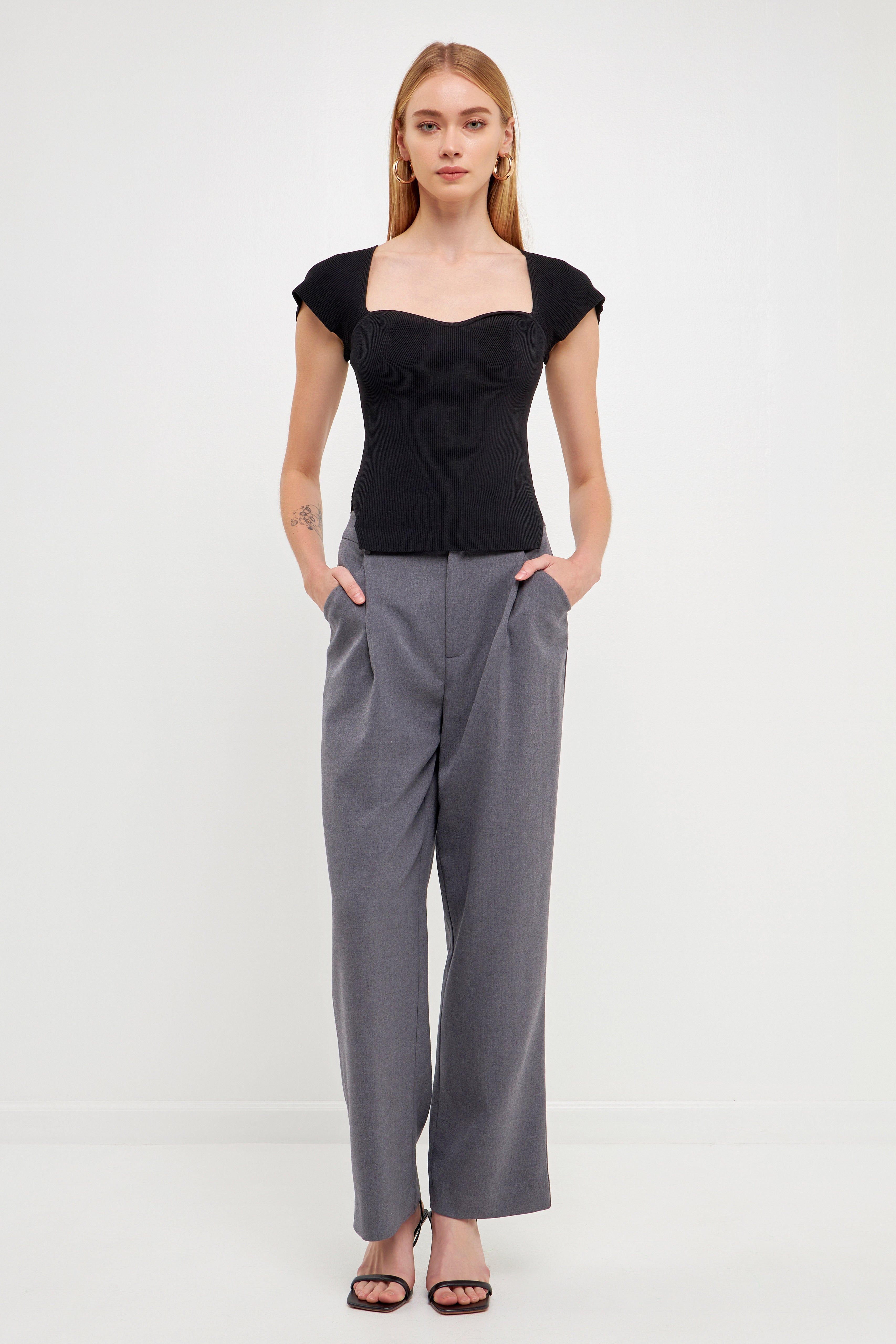 Sale of Sweetheart Short Sleeve Top sold by Endless Rose