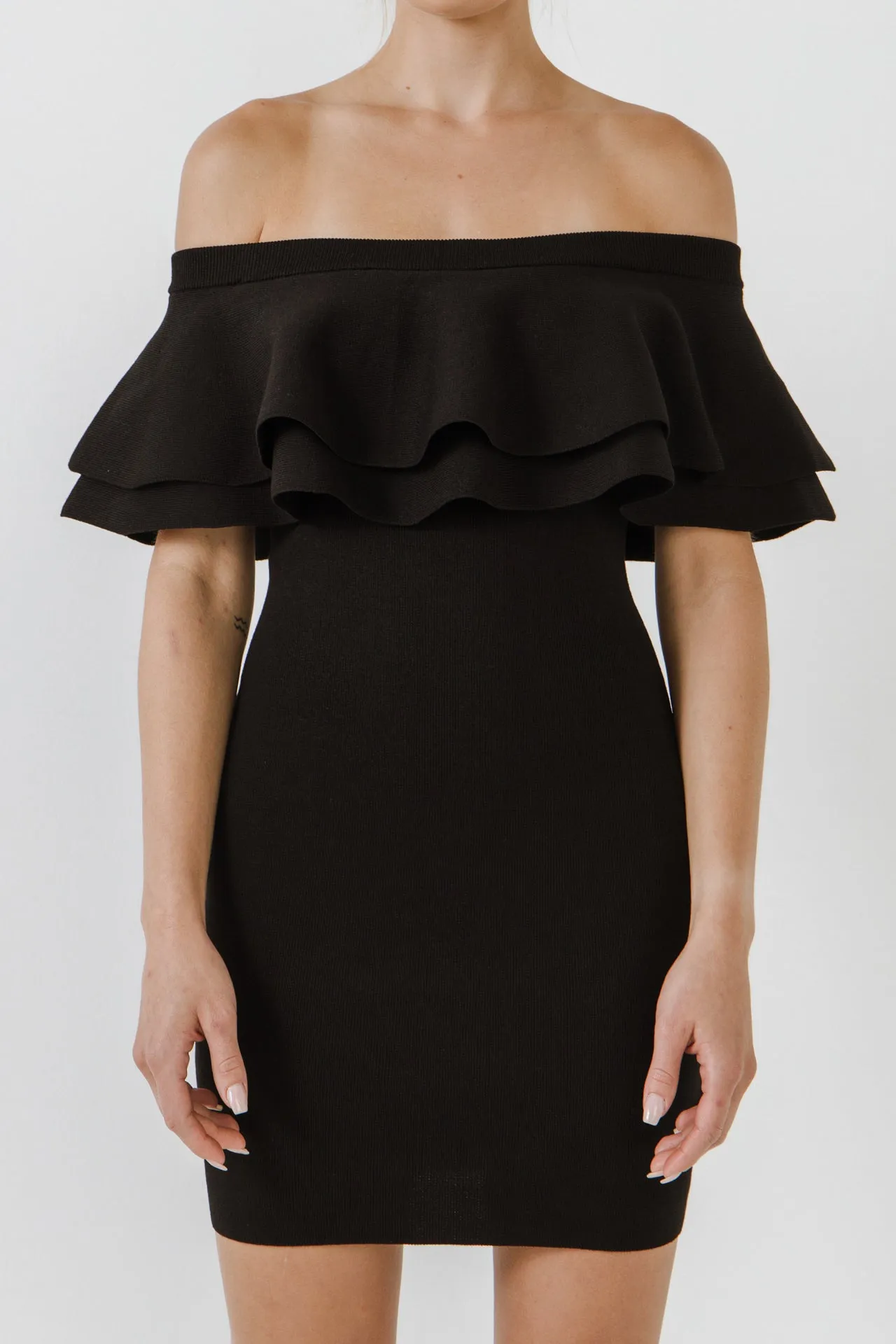 Off The Shoulder Mini Dress sold by Endless Rose product image thumbnail 2