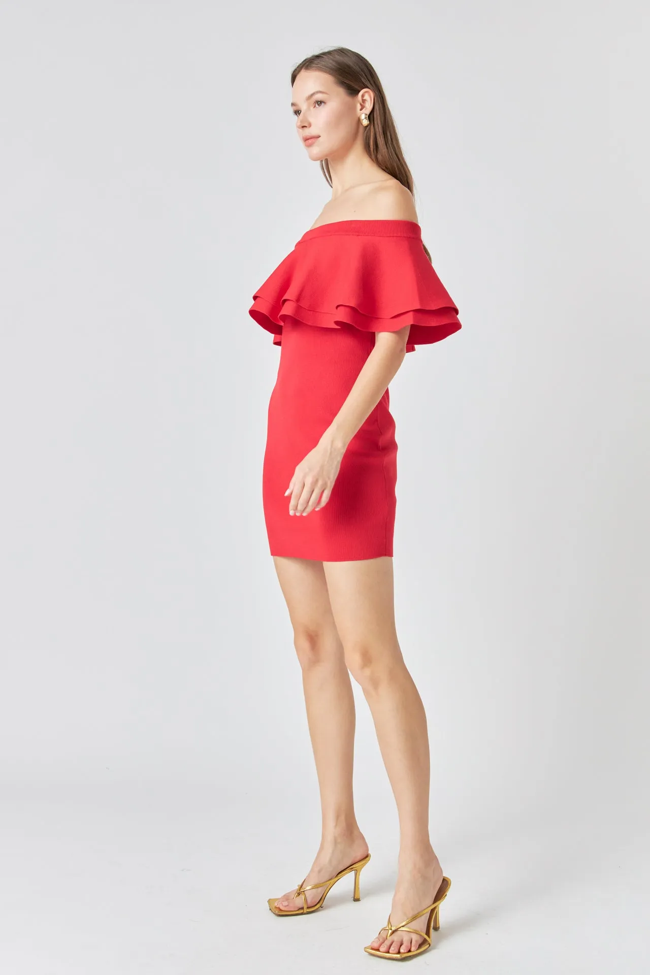 Off The Shoulder Mini Dress sold by Endless Rose product image thumbnail 3