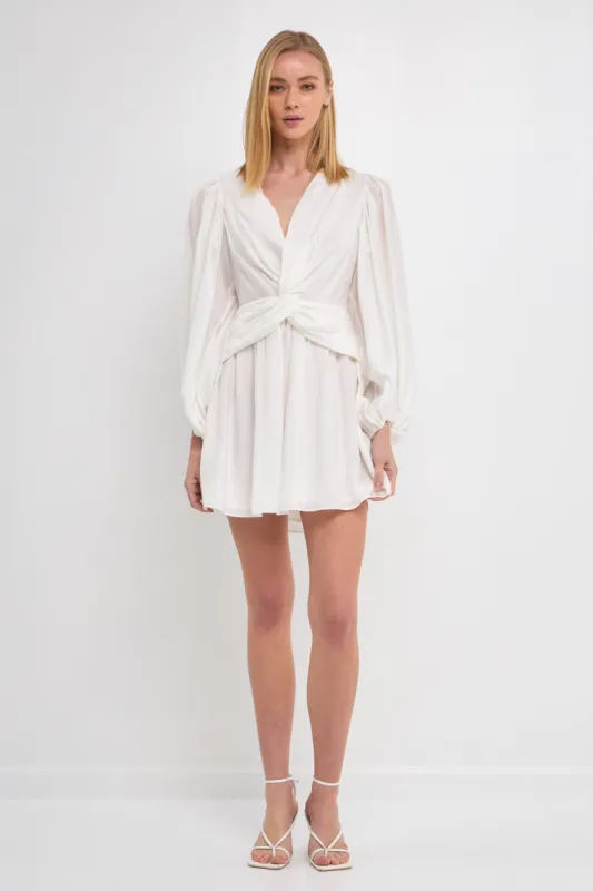 Twist Front Mini Dress made by Endless Rose
