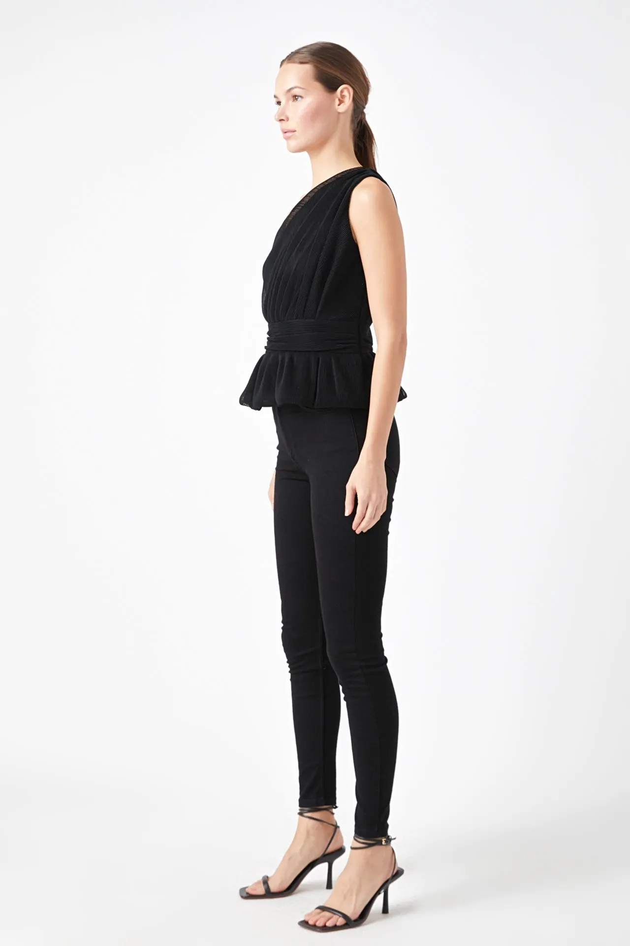 Tulle One Shoulder Top - Final Sale sold by Endless Rose product image thumbnail 3