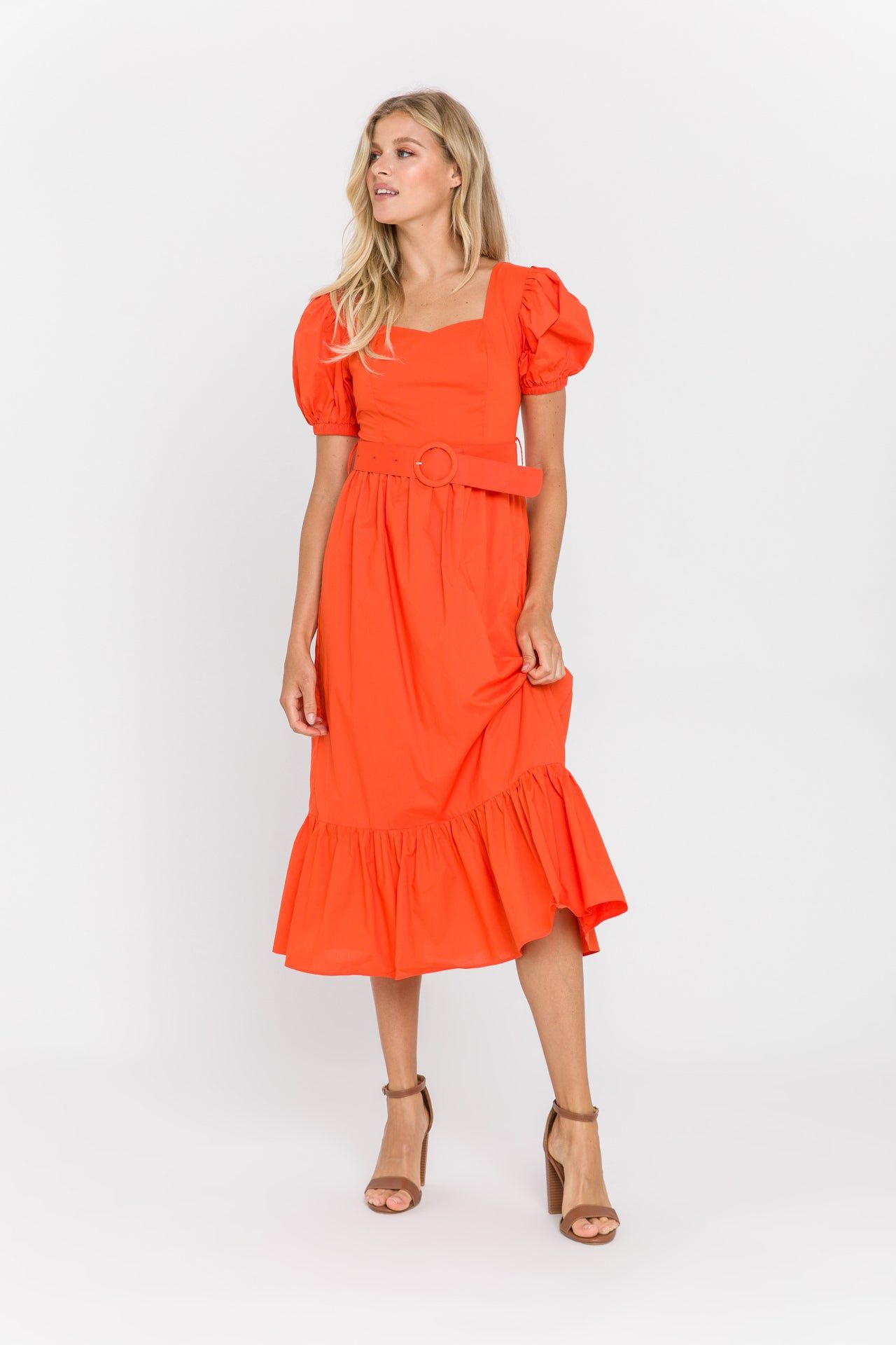 Puff Short Slv Long Dress sold by Endless Rose