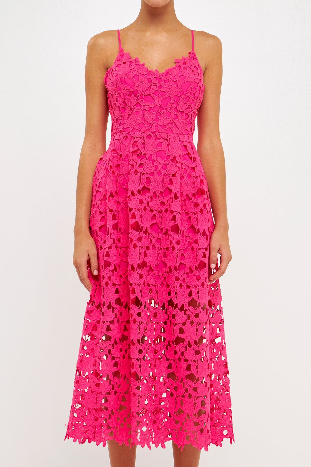 Lace Cami Midi Dress sold by Endless Rose product image thumbnail 4