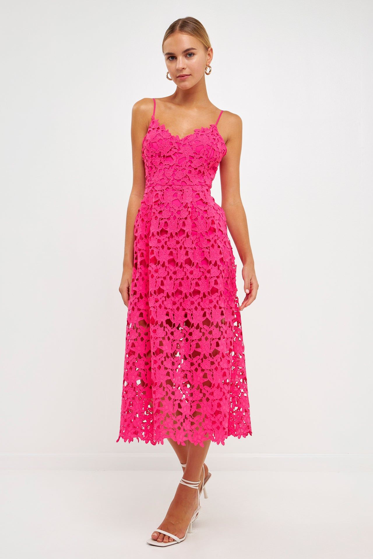Lace Cami Midi Dress sold by Endless Rose