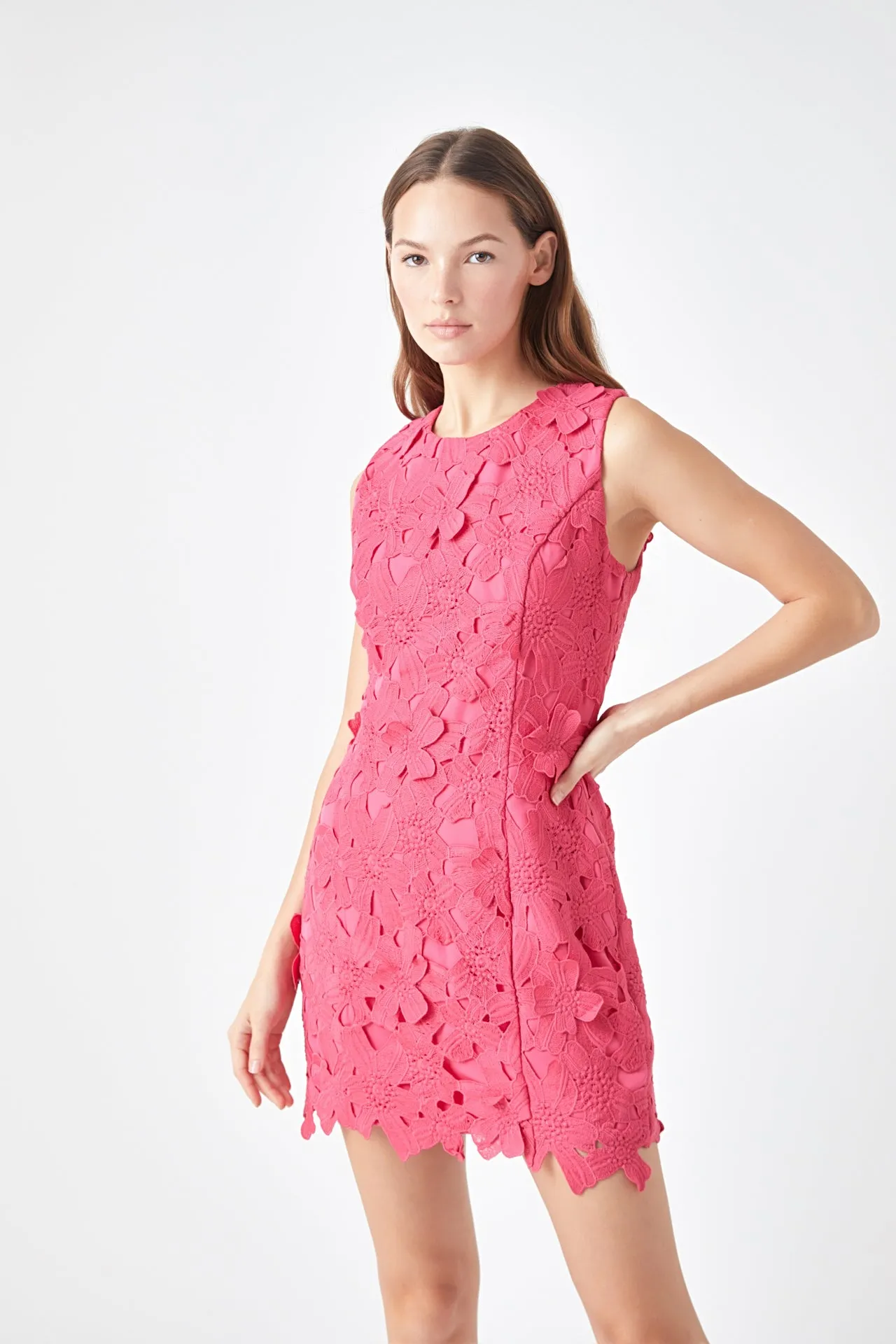 Floral Embroidered Mini Dress - Final Sale sold by Endless Rose product image thumbnail 5