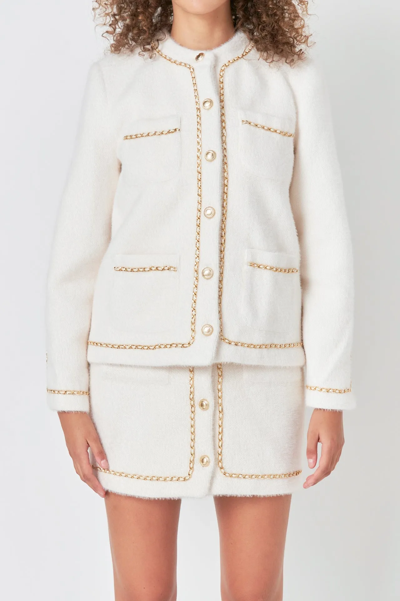 Chain Trimmed Jacket sold by Endless Rose product image thumbnail 2