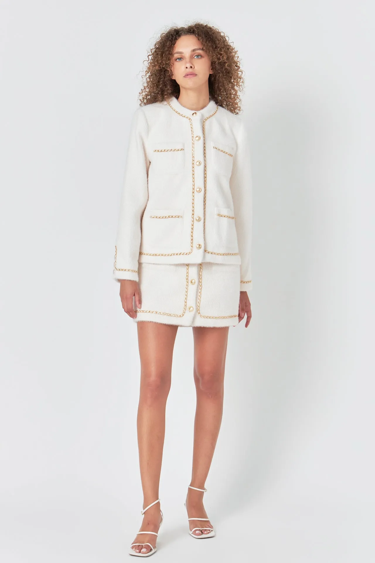 Chain Trimmed Jacket sold by Endless Rose