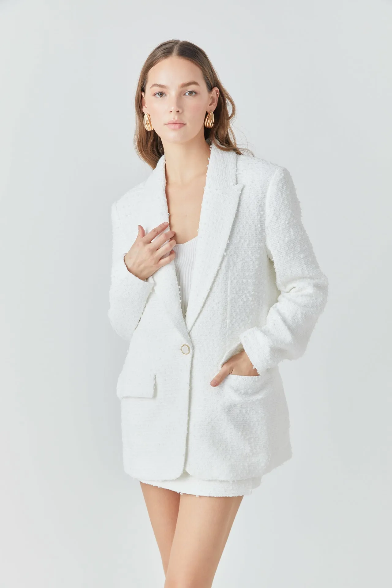 Tweed Boyfriend Blazer sold by Endless Rose product image thumbnail 5