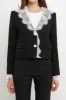 Tweed Jacket With Lace Collar sold by Endless Rose