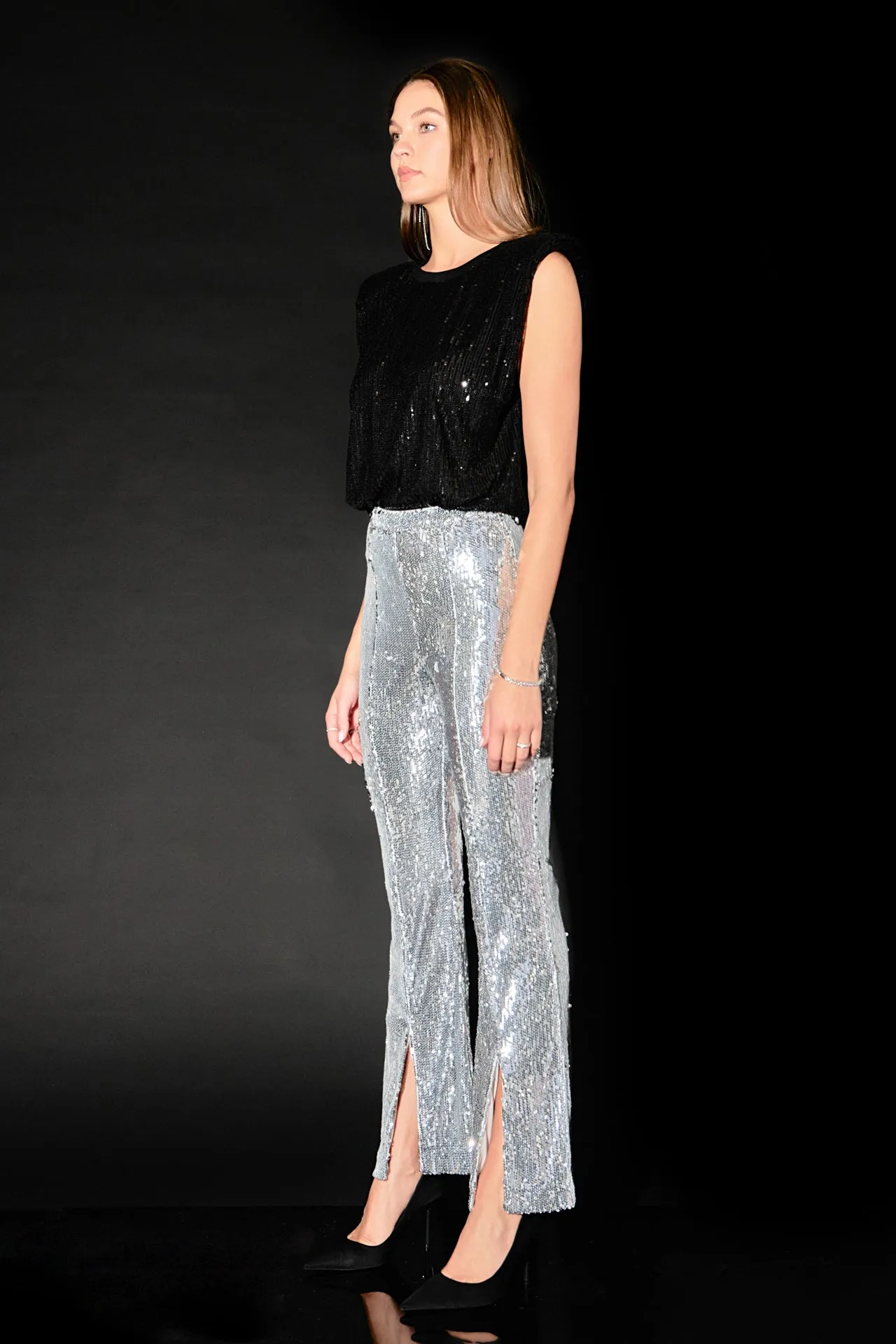 Sequin Flare Pants sold by Endless Rose product image thumbnail 3