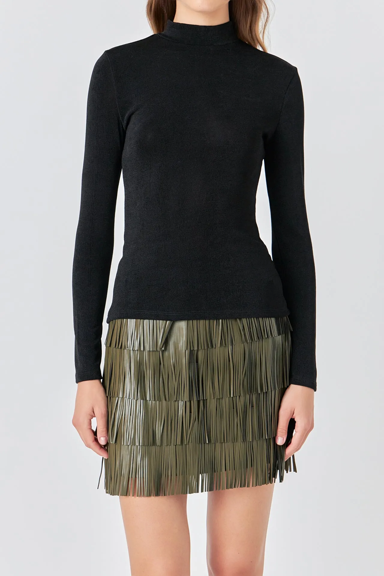 Sheen Stretch Long Sleeve Top sold by Endless Rose product image thumbnail 2