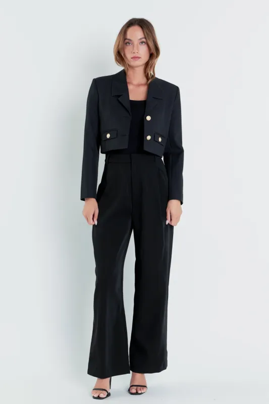 Classic Short Buttoned Jacket sold by Endless Rose