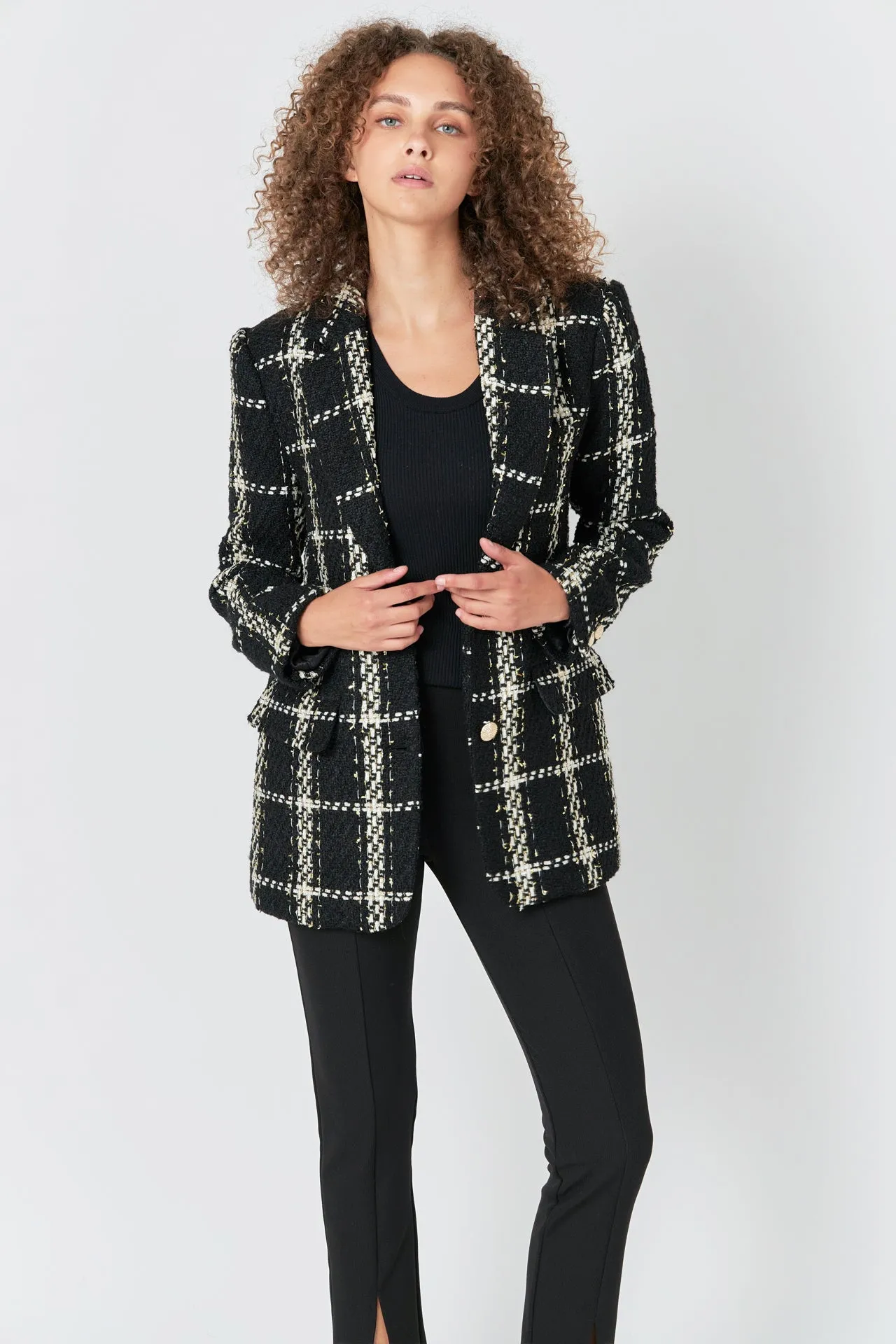 Premium Oversized Boucle Blazer sold by Endless Rose product image thumbnail 5