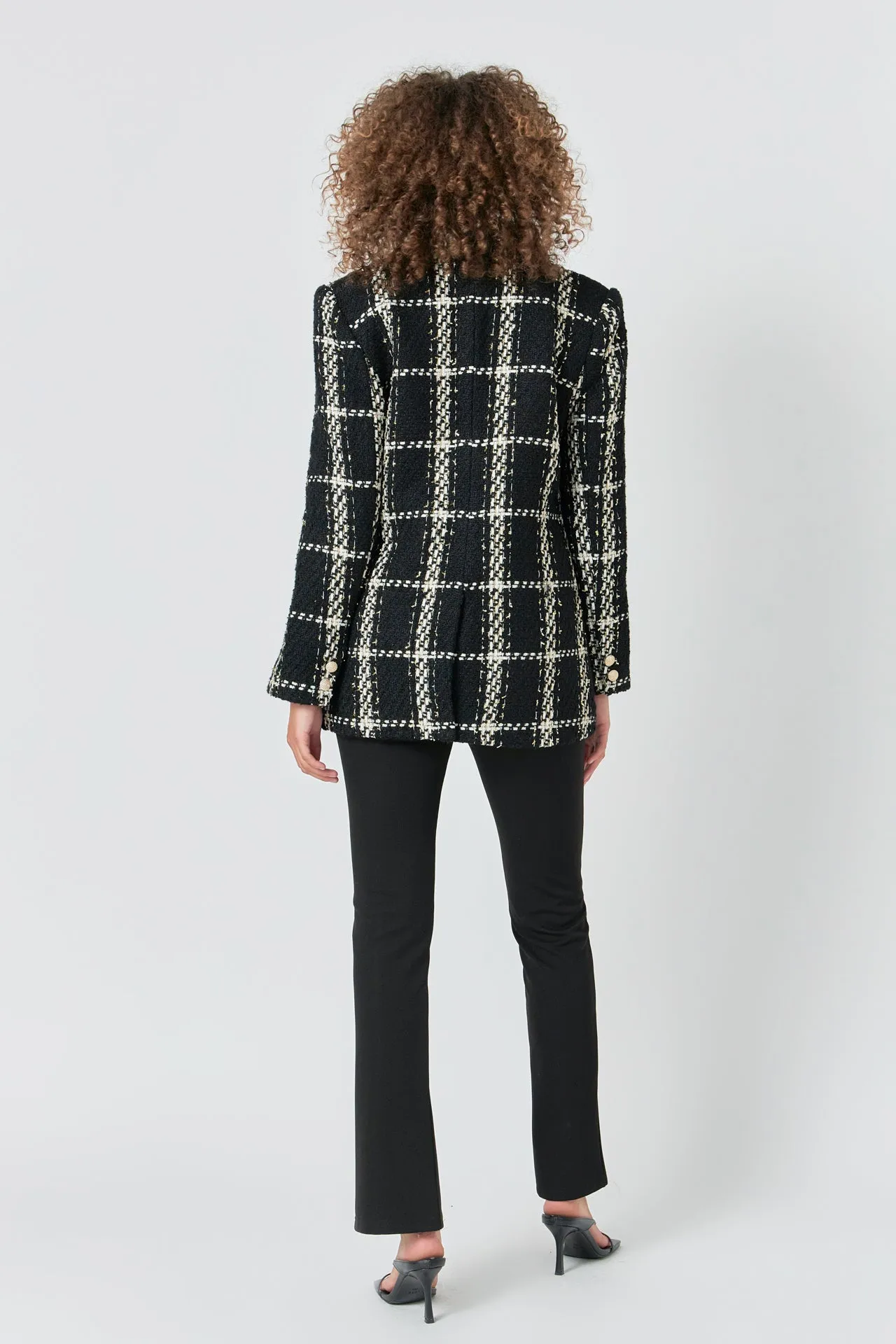 Premium Oversized Boucle Blazer sold by Endless Rose product image thumbnail 4