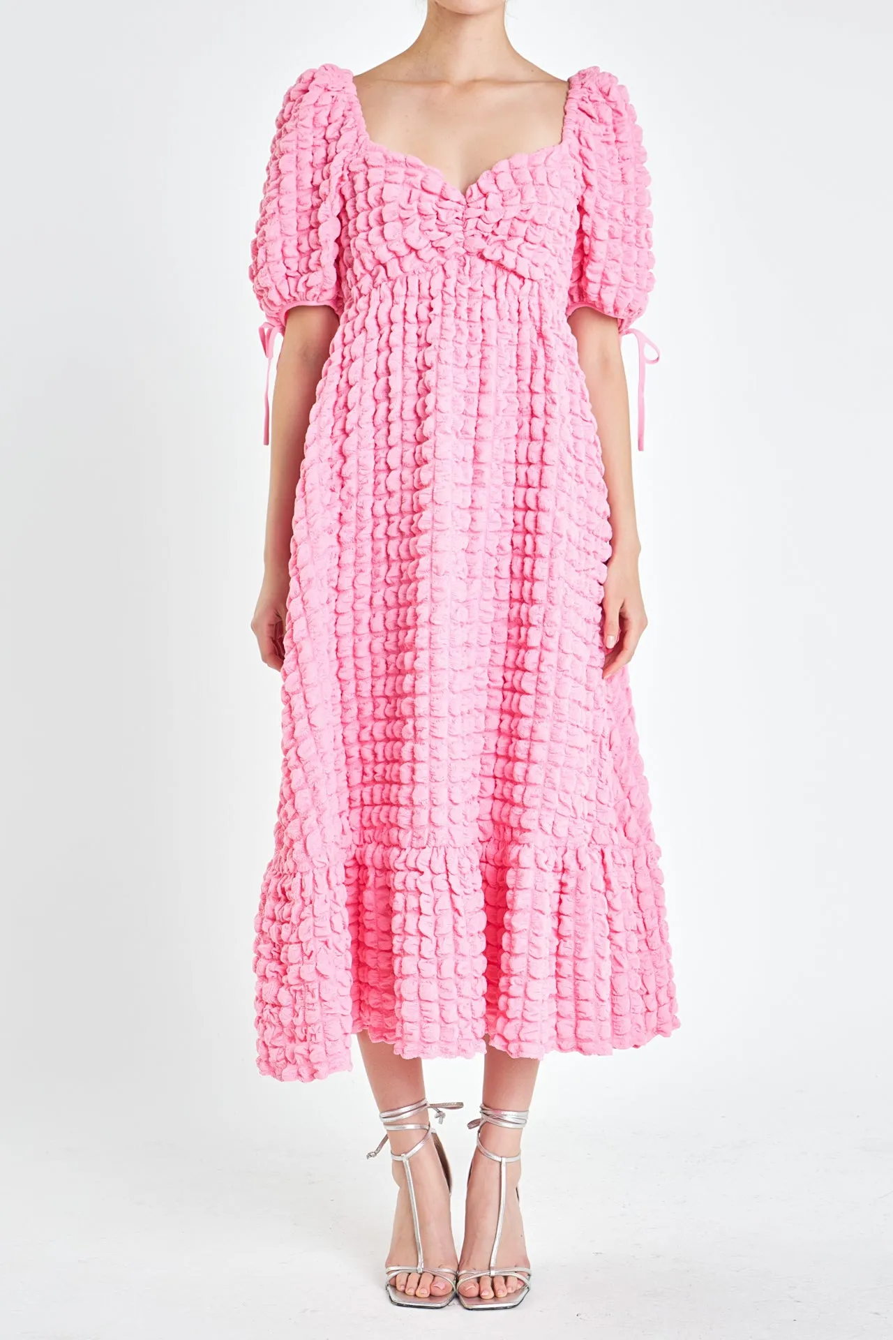 Bubble Puff Sleeve Maxi Dress - Final Sale sold by Endless Rose product image thumbnail 2