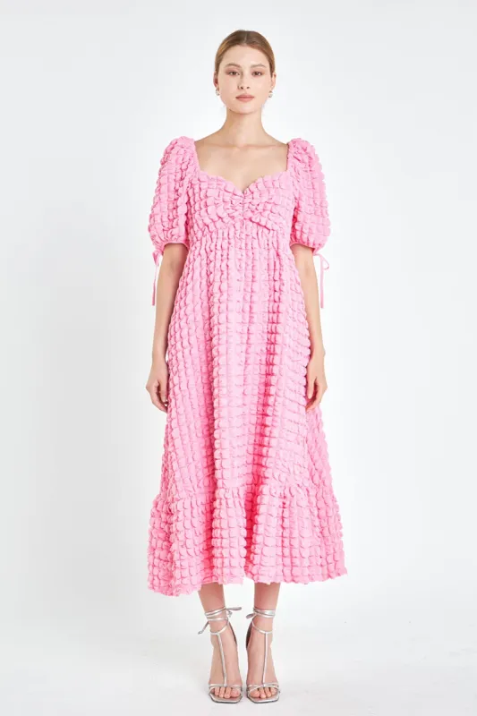 Bubble Puff Sleeve Maxi Dress - Final Sale sold by Endless Rose