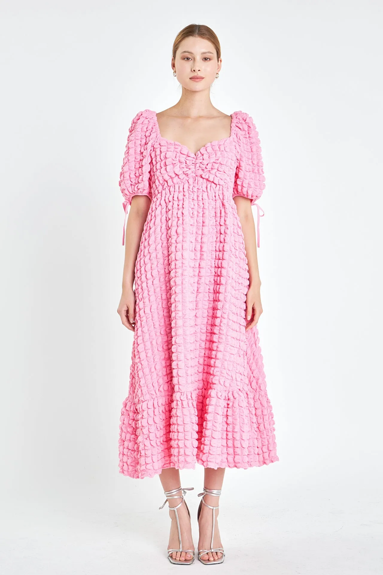 Bubble Puff Sleeve Maxi Dress - Final Sale sold by Endless Rose