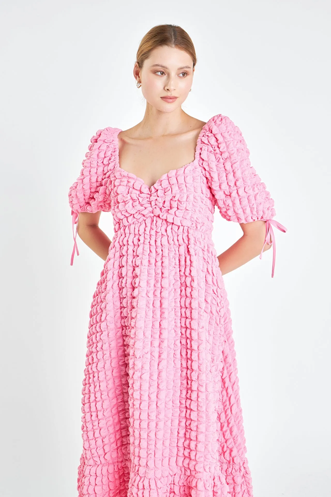 Bubble Puff Sleeve Maxi Dress - Final Sale sold by Endless Rose product image thumbnail 5